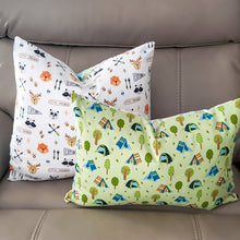 Load image into Gallery viewer, Let&#39;s Explore Collection Pillows. 
